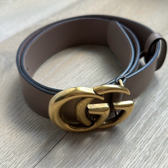 Gucci Double G Leather Belt - Picture 2 of 4